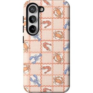 Casely Galaxy S23 Case | Poppy Meadows | Pastel Floral | Essential Slim Dual-Layer Protective Design(On the Cape | Coastal Summer)