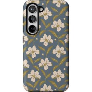 Casely Galaxy S23 Case | Poppy Meadows | Pastel Floral | Essential Slim Dual-Layer Protective Design(The Boyfriend Collection | Lei’d Back)