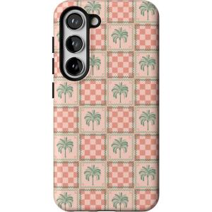 Casely Galaxy S23 Case | Poppy Meadows | Pastel Floral | Essential Slim Dual-Layer Protective Design(The Social Club | Palm Beach)