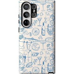 Casely Galaxy S23 Ultra Case | Nantucket Cottage | Blue Hydrangea | Essential Slim Dual-Layer Protective Design(Amalfi Aperitivo | Dolce Vita)