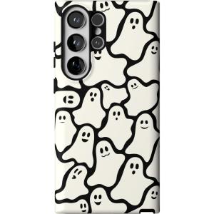 Casely Galaxy S23 Ultra Case | Nantucket Cottage | Blue Hydrangea | Essential Slim Dual-Layer Protective Design(Don’t Ghost Me | Halloween)