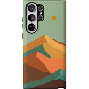 Casely Galaxy S23 Ultra Case | Nantucket Cottage | Blue Hydrangea | Essential Slim Dual-Layer Protective Design(Endless Peaks | Colorblock Mountain)