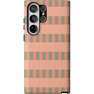 Casely Galaxy S23 Ultra Case | Nantucket Cottage | Blue Hydrangea | Essential Slim Dual-Layer Protective Design(Grand Cabana | Palm Beach)