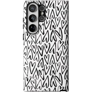 Casely Galaxy S23 Ultra Case | Nantucket Cottage | Blue Hydrangea | Essential Slim Dual-Layer Protective Design(Heart Throb | Endless Hearts)