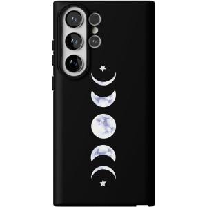 Casely Galaxy S23 Ultra Case | Nantucket Cottage | Blue Hydrangea | Essential Slim Dual-Layer Protective Design(It’s Just a Phase | Marble Moon)