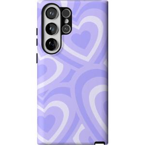 Casely Galaxy S23 Ultra Case | Nantucket Cottage | Blue Hydrangea | Essential Slim Dual-Layer Protective Design(Love Song | Lavender Heart)