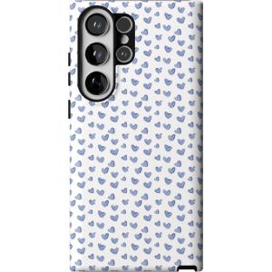 Casely Galaxy S23 Ultra Case | Nantucket Cottage | Blue Hydrangea | Essential Slim Dual-Layer Protective Design(Lovebug | Blue Hearts)