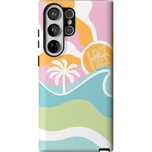 Casely Galaxy S23 Ultra Case | Nantucket Cottage | Blue Hydrangea | Essential Slim Dual-Layer Protective Design(Pura Vida | Tropical Dreams)