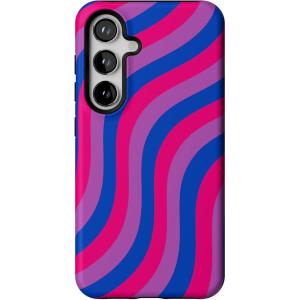 Casely Galaxy S24 Case | Tuscan Tiles | Dolce Vita | Essential Slim Dual-Layer Protective Design(Love Wins | Pride)