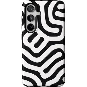 Casely Galaxy S24 Case | Tuscan Tiles | Dolce Vita | Essential Slim Dual-Layer Protective Design(Maze | High Contrast Design)