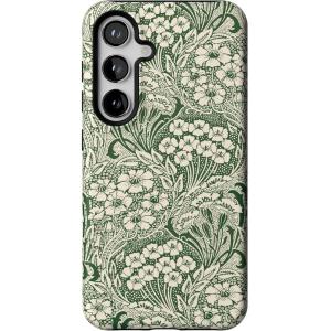 Casely Galaxy S24 Case | Tuscan Tiles | Dolce Vita | Essential Slim Dual-Layer Protective Design(Mystic Meadow | Green Gardens)