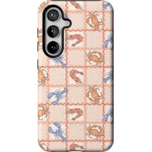 Casely Galaxy S24 Case | Tuscan Tiles | Dolce Vita | Essential Slim Dual-Layer Protective Design(On the Cape | Coastal Summer)
