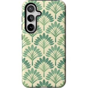 Casely Galaxy S24 Case | Tuscan Tiles | Dolce Vita | Essential Slim Dual-Layer Protective Design(Palm Royale | Palm Beach)
