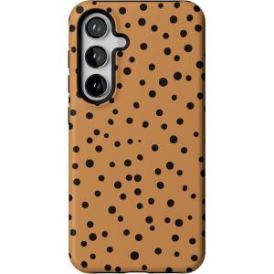 Casely Galaxy S24 Case | Tuscan Tiles | Dolce Vita | Essential Slim Dual-Layer Protective Design(Spot On | Dotted Animal Print)