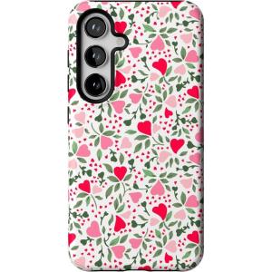 Casely Galaxy S24 Case | Tuscan Tiles | Dolce Vita | Essential Slim Dual-Layer Protective Design(Vines of Love | Floral Heart)