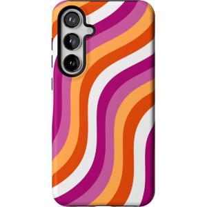 Casely Galaxy S24 Plus Case | Poppy Meadows | Pastel Floral | Essential Slim Dual-Layer Protective Design(All for Love | Pride)