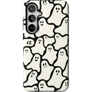Casely Galaxy S24 Plus Case | Poppy Meadows | Pastel Floral | Essential Slim Dual-Layer Protective Design(Don’t Ghost Me | Halloween)