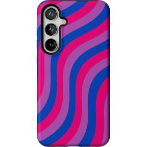 Casely Galaxy S24 Plus Case | Poppy Meadows | Pastel Floral | Essential Slim Dual-Layer Protective Design(Love Wins | Pride)