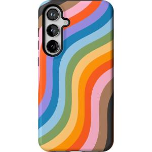 Casely Galaxy S24 Plus Case | Poppy Meadows | Pastel Floral | Essential Slim Dual-Layer Protective Design(Love for All | Rainbow Pride)
