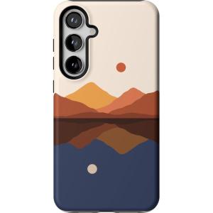 Casely Galaxy S24 Plus Case | Poppy Meadows | Pastel Floral | Essential Slim Dual-Layer Protective Design(Opposites Attract | Day & Night Mountains)