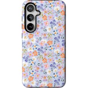 Casely Galaxy S24 Plus Case | Poppy Meadows | Pastel Floral | Essential Slim Dual-Layer Protective Design(Poppy Meadows | Pastel Floral)