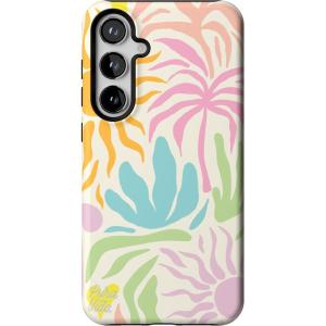 Casely Galaxy S24 Plus Case | Poppy Meadows | Pastel Floral | Essential Slim Dual-Layer Protective Design(Pura Vida | Oasis)