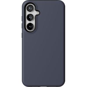 Casely Galaxy S24 Plus Case | Poppy Meadows | Pastel Floral | Essential Slim Dual-Layer Protective Design(The Boyfriend Collection | Slate Blue)