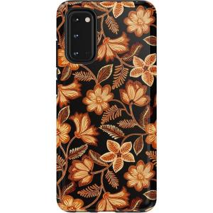 Casely Galaxy S24 Ultra Case | Such a Battie | Purple Bats | Essential Slim Dual-Layer Protective Design(Maple Flowers | Floral Foliage)