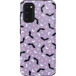 Casely Galaxy S24 Ultra Case | Such a Battie | Purple Bats | Essential Slim Dual-Layer Protective Design(Midnight Flight | Celestial Bats)