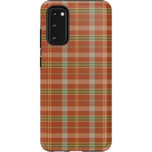Casely Galaxy S24 Ultra Case | Such a Battie | Purple Bats | Essential Slim Dual-Layer Protective Design(Spiced Chai | Fall Plaid)
