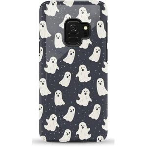 Casely Galaxy S9 Case | Be Mine | Tiny Hearts | Essential Slim Dual-Layer Protective Design(All Boos No Bite | Friendly Ghost)