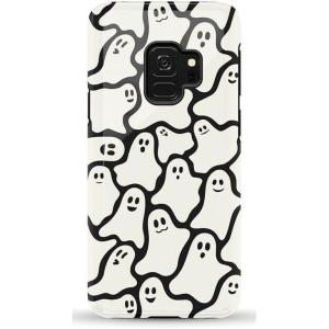 Casely Galaxy S9 Case | Be Mine | Tiny Hearts | Essential Slim Dual-Layer Protective Design(Don’t Ghost Me | Halloween)
