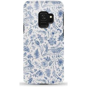 Casely Galaxy S9 Case | Be Mine | Tiny Hearts | Essential Slim Dual-Layer Protective Design(Hop & Bloom | Bunny Toile)