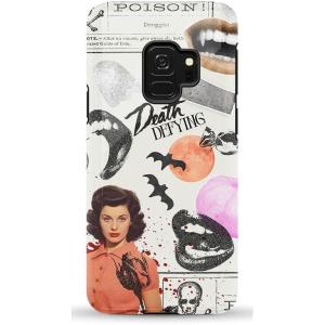 Casely Galaxy S9 Case | Be Mine | Tiny Hearts | Essential Slim Dual-Layer Protective Design(If You Dare | Horror Collage)