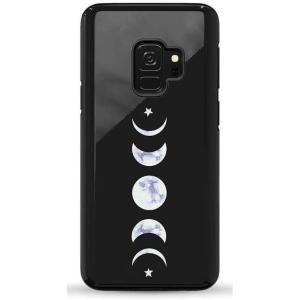 Casely Galaxy S9 Case | Be Mine | Tiny Hearts | Essential Slim Dual-Layer Protective Design(It’s Just a Phase | Marble Moon)