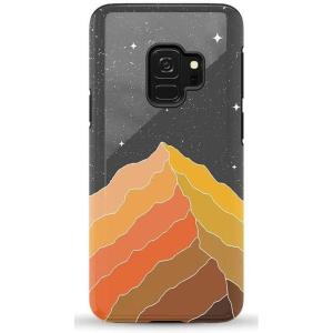 Casely Galaxy S9 Case | Be Mine | Tiny Hearts | Essential Slim Dual-Layer Protective Design(Night Skies | Mountain Starlight)