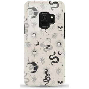 Casely Galaxy S9 Case | Be Mine | Tiny Hearts | Essential Slim Dual-Layer Protective Design(No Further Explanation | Snakes & Skulls)