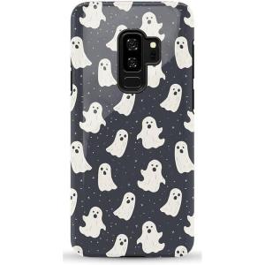 Casely Galaxy S9 Plus Case | Midnight Web | Spider Web | Essential Slim Dual-Layer Protective Design(All Boos No Bite | Friendly Ghost)