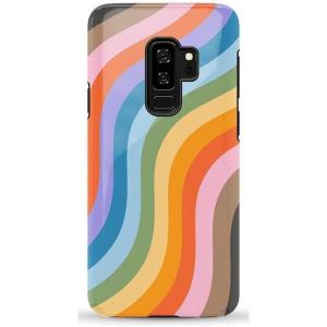 Casely Galaxy S9 Plus Case | Midnight Web | Spider Web | Essential Slim Dual-Layer Protective Design(Love for All | Rainbow Pride)