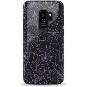 Casely Galaxy S9 Plus Case | Midnight Web | Spider Web | Essential Slim Dual-Layer Protective Design(Midnight Web | Spider Web)