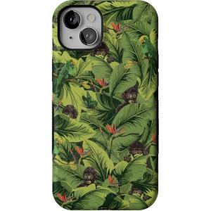 Casely iPhone 15 Plus Case – Outside The Lines Crayola Marker Case – Bold Compatible with MagSafe(Frida Kahlo | Sneaky Monkeys | Jungle Floral)