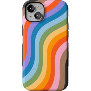 Casely iPhone 15 Plus Case – Outside The Lines Crayola Marker Case – Bold Compatible with MagSafe(Love for All | Rainbow Pride)