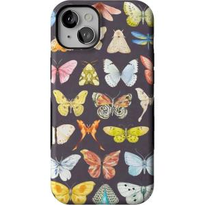 Casely iPhone 15 Plus Case – Outside The Lines Crayola Marker Case – Bold Compatible with MagSafe(Midnight Monarch | Jenna Palek x Casely)