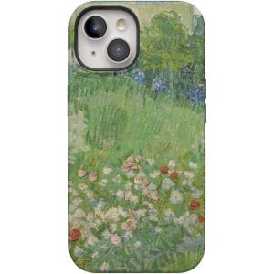 Casely iPhone 15 Plus Case – Outside The Lines Crayola Marker Case – Bold Compatible with MagSafe(Vincent’s Admired Garden)