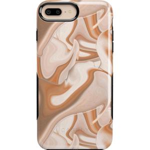 Casely iPhone 6/7/8 Plus Case | Make Your Mark | Crayola Paint Case(Caramel Delight | Marble Swirl)