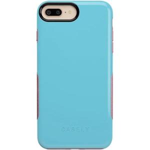 Casely iPhone 6/7/8 Plus Case | Make Your Mark | Crayola Paint Case(Cotton Candy Electric Blue on Pink)