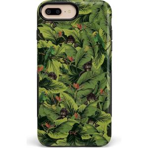 Casely iPhone 6/7/8 Plus Case | Make Your Mark | Crayola Paint Case(Frida Kahlo | Sneaky Monkeys | Jungle Floral)