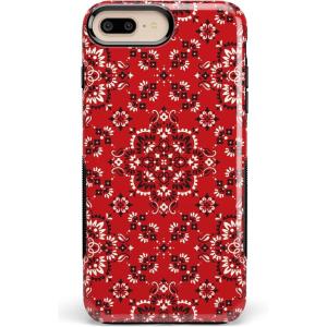 Casely iPhone 6/7/8 Plus Case | Make Your Mark | Crayola Paint Case(I’m with the Band | Red Bandana)