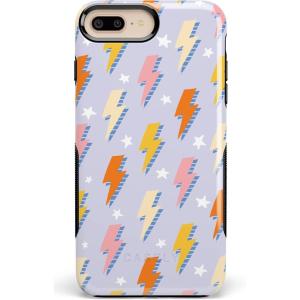 Casely iPhone 6/7/8 Plus Case | Make Your Mark | Crayola Paint Case(In a Flash | Lightning Bolt)