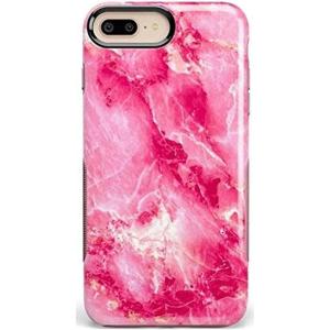 Casely iPhone 6/7/8 Plus Case | Make Your Mark | Crayola Paint Case(Pretty in Pink | Hot Pink Marble)